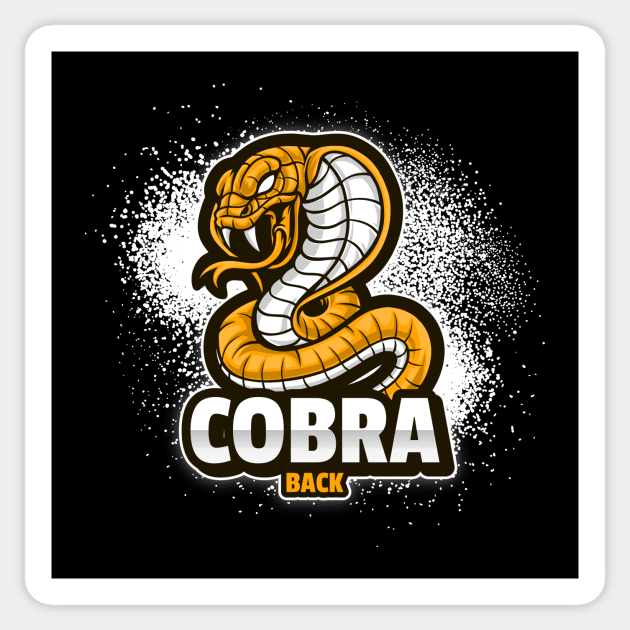 COBRA BACK bodybuilding design Sticker by Thom ^_^